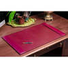 Dacasso Burgundy Bonded Leather 30" x 18" Desk Pad PR-5203